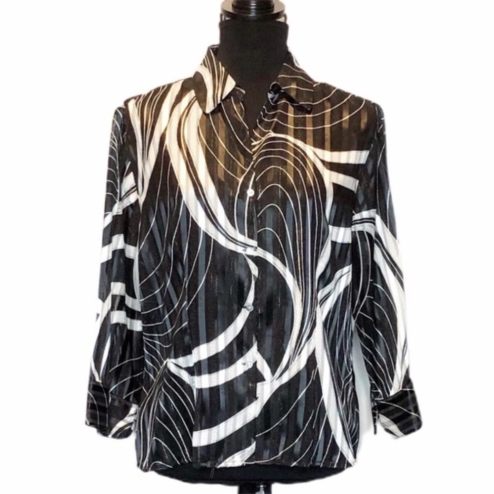 Pretty Jaipur Button Down Blouse